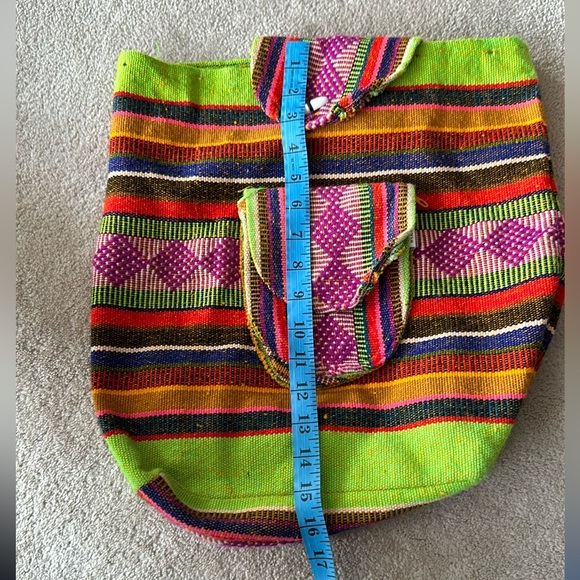 New colorful Mexican bag/back pack - Picture 2 of 7